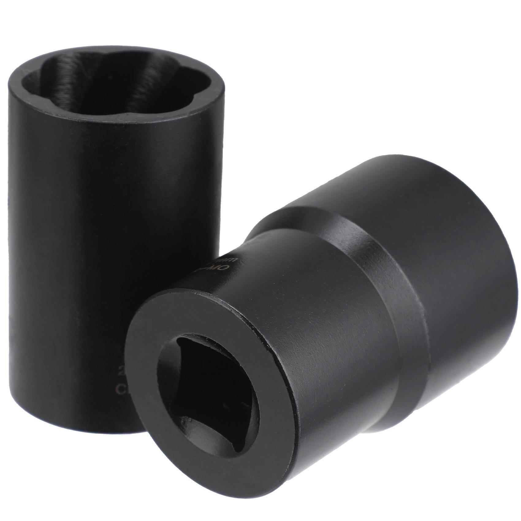 10件受胎损生锈螺LCD母轮套螺丝取出器卸工具大飞加长拆套筒装反