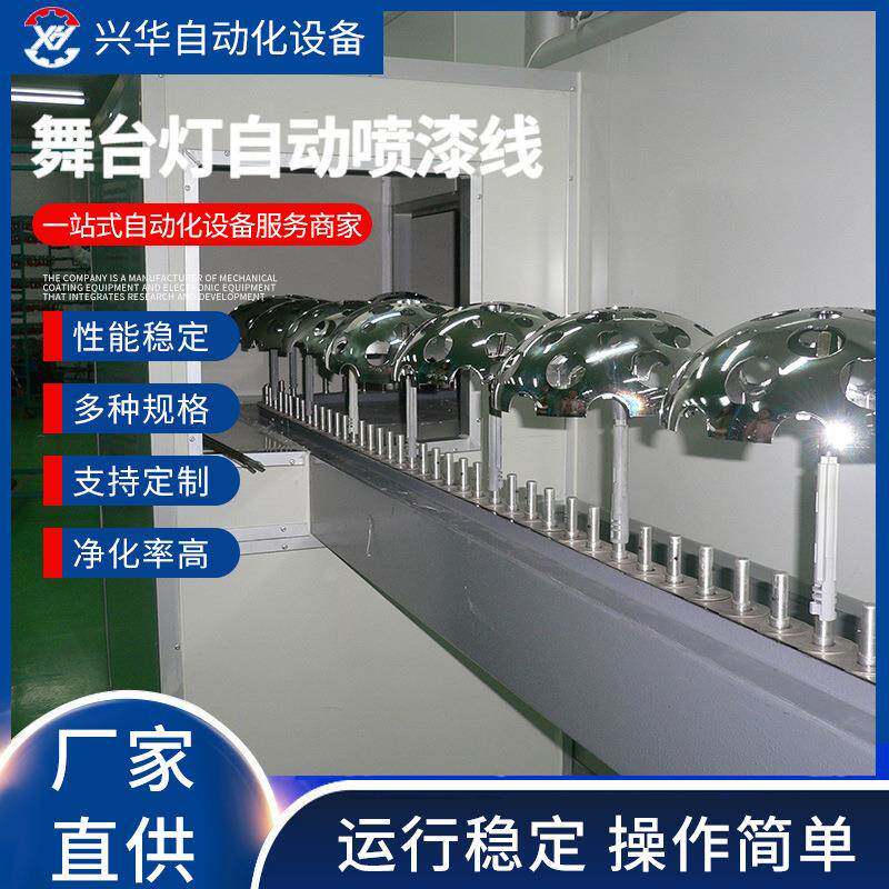 舞台灯自动喷漆线涂装油漆胶水光油手感油液体喷涂设备喷漆机厂家