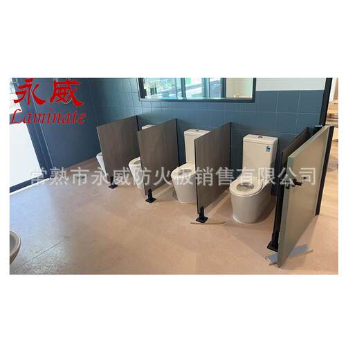 永威一代二代抗倍特板切割卫生间隔断不锈钢尼龙配件现货荷花白