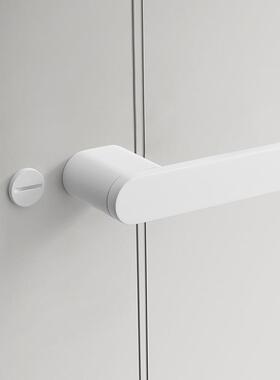 极简门锁室内卧房门吸锁现代简室约生态木门锁门把BK-F18B1手静音
