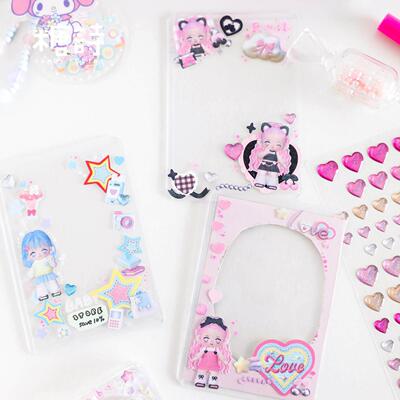 Sugar Poetry Synthetic Paper Flash Film Decorative Sticker V