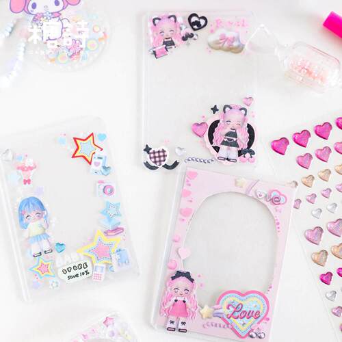 Sugar Poetry Synthetic Paper Flash Film Decorative Sticker V
