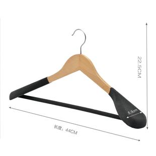 套衣服架木 皮草西装 正品 实木植绒衣衣架家挂用无痕挂衣宽肩大衣装