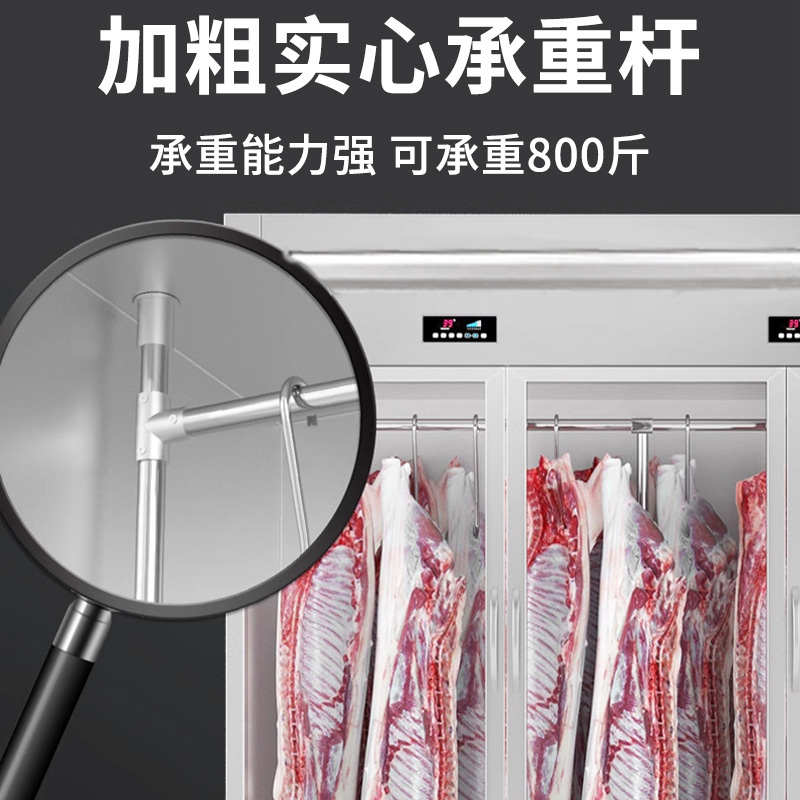 鸿艺挂肉柜商用保鲜柜鲜肉冷冻柜立式冷鲜肉排酸展示柜熟成柜冷藏
