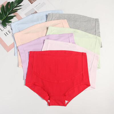 Large size breathable high waisted underwear with