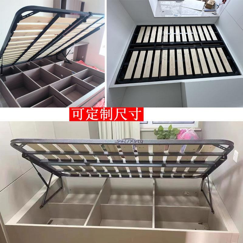 榻榻米气压排骨架床架上翻气动液压升降床1.8米床板龙骨架可定制