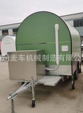 厂家供应商用多功能豆绿色小吃餐饮小吃车、适合各种商业街小吃城