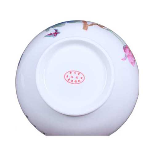 景德镇陶瓷花瓶 薄胎骨瓷釉中彩牡丹花石榴瓶透光批发装饰品摆设