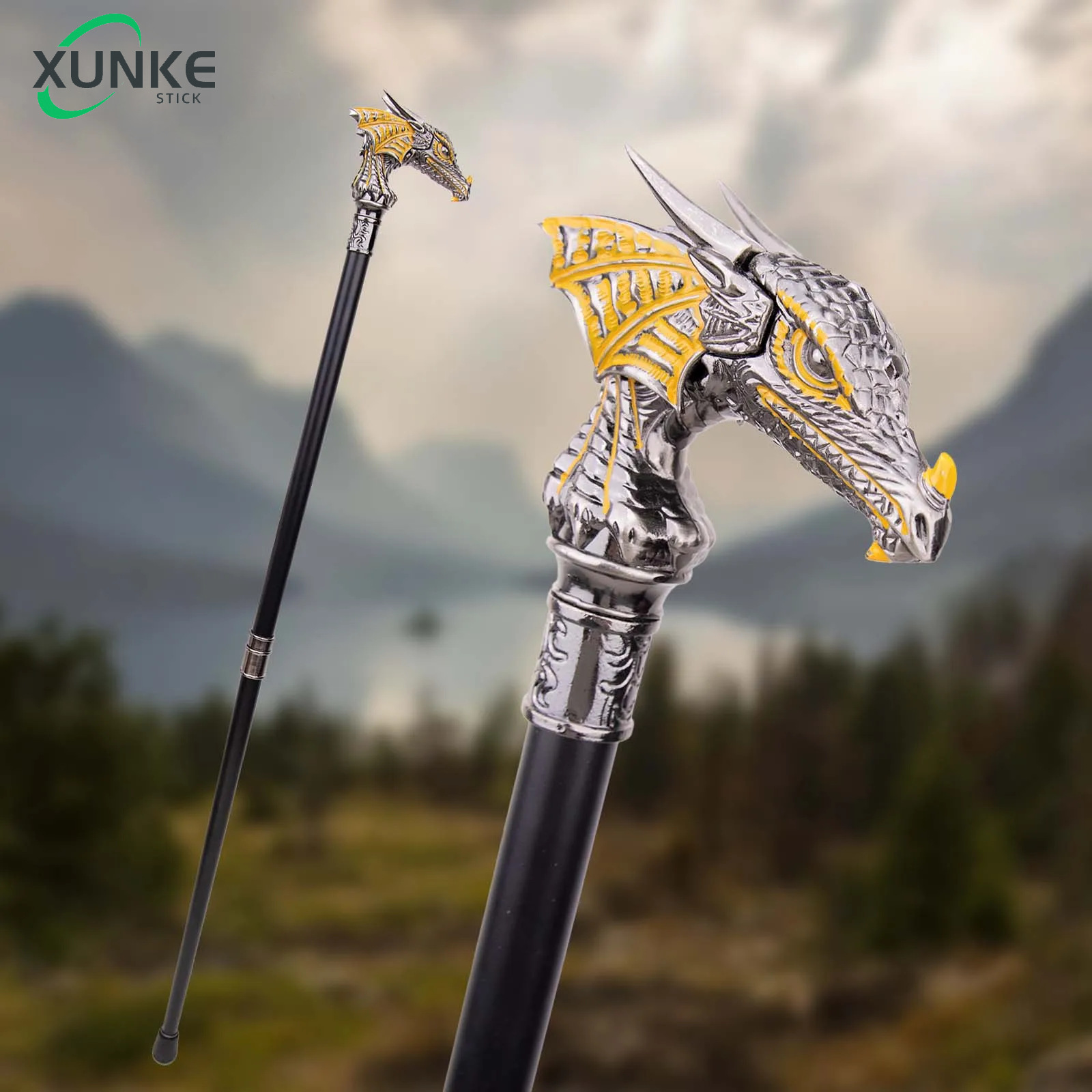 热销金属豪华文明绅士手杖雪杖