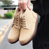 无钢头轮胎底劳保鞋 男无钢底牛皮焊工防烫耐高温车床工上班工作鞋