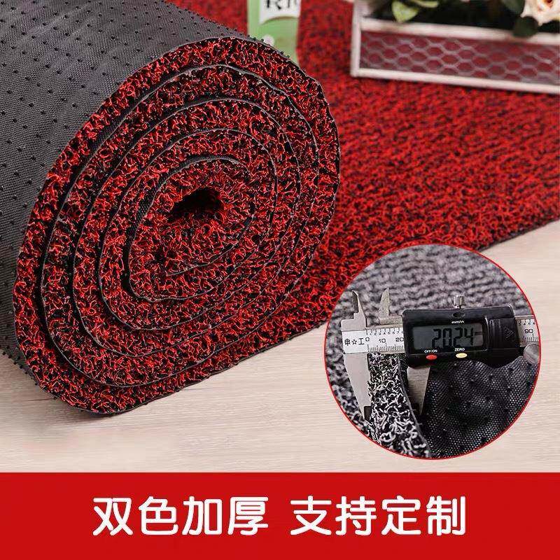 雅的钉底pvc丝圈塑料地垫防滑入户进门脚踏垫门口门垫地毯