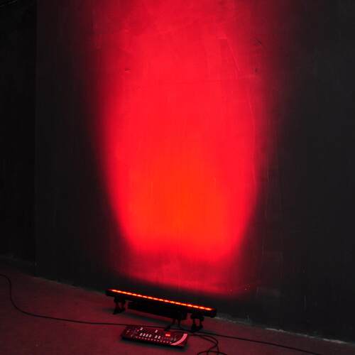 跨境供应点控LED洗墙灯 18颗18瓦6色灯珠 防水铸铝机箱舞台背景灯