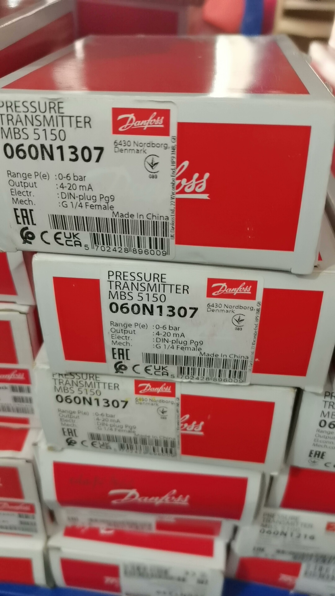 丹佛斯  压力传感器 060N1307  060N1308