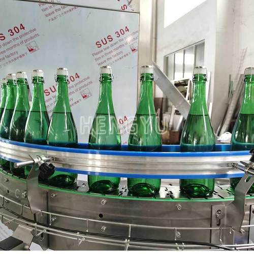 新品新款扎丝扣机大香槟灌装打塞扎丝缩膜生产线设备起泡酒扎丝机