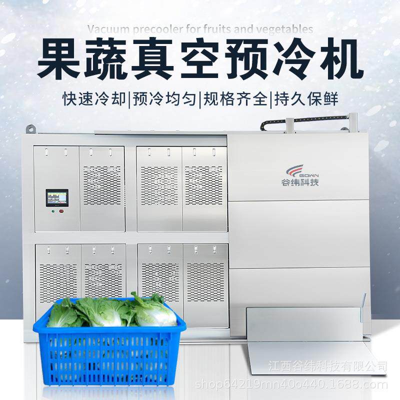 牌果蔬真空预冷机全自动叶菜打冷多功能花卉香菇草莓保鲜设备