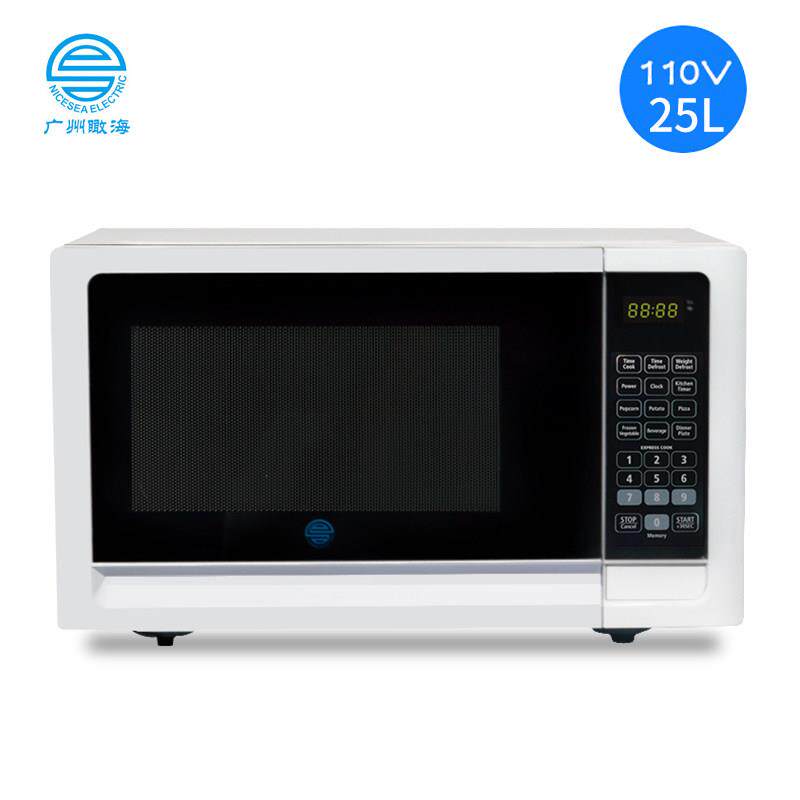 110V伏60Hz出口微波炉家用蒸烤箱All智能小型转盘平板式25L
