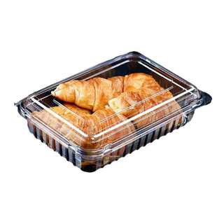 高档包子面包打包盒山姆麻薯牛角包专用包装盒馒头透明塑料盒PET