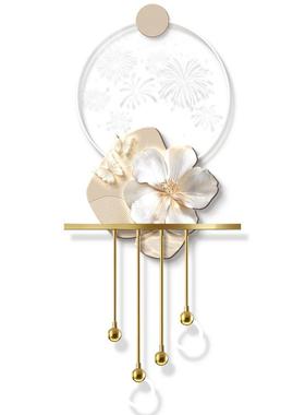 奶油风装饰画关走廊光20240607尽头高级感挂画入户进玄门正对墙发