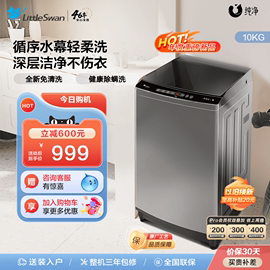 纯净小天鹅洗衣机全自动租房家用10KG大容量波轮 TB100V203B