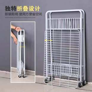 折叠移动小推车多层储物置物架夜市摆摊便携式冰粉摊位手推车