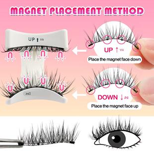 Magnetic Eyelashes Reusable Winged Magnetic 3D Mink lashes