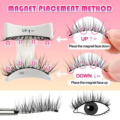 Magnetic Eyelashes Reusable Winged Magnetic 3D Mink lashes