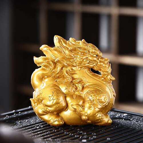变色创意茶宠摆件龙麟茶玩茶从宠茶盘装饰品家用办公室茶具配件
