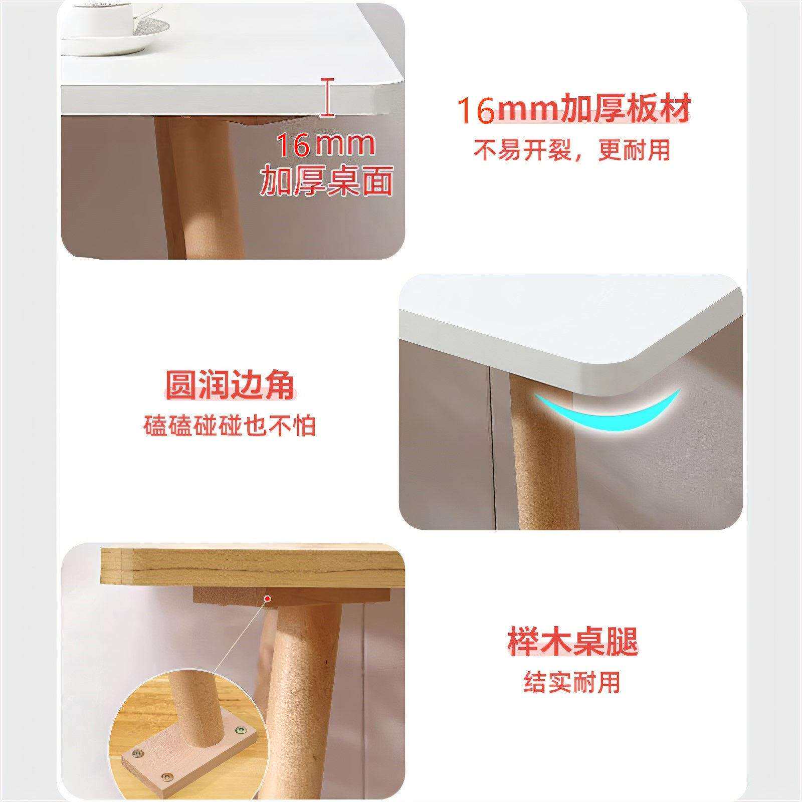 实木习桌用卧室家简约台式电DNZ588脑桌北童欧简易学办公桌儿学生