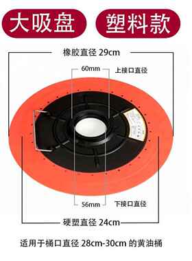 大量双接口黄油枪吸油盘压油盘600CC900CC黄油枪15-13公斤黄