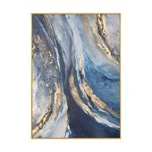 手绘油画抽象玄关装 饰画现代轻奢走廊过道挂画定制大幅客厅落地画