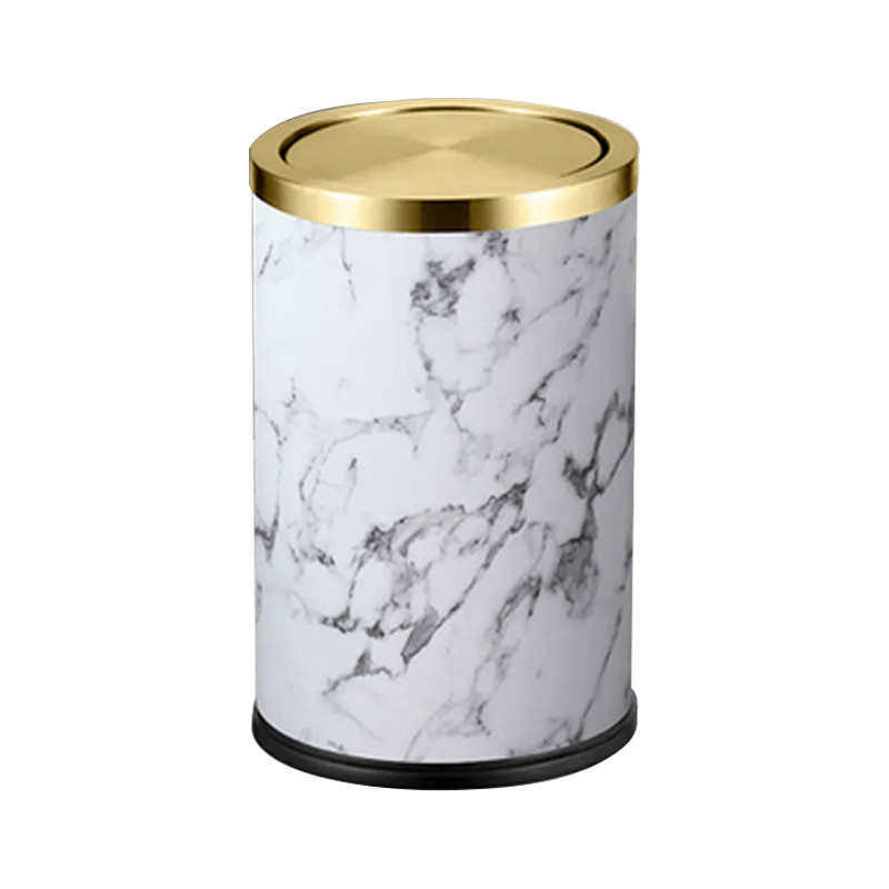 垃圾桶轻奢摇盖现代带盖家用简约厕所卫生间厨房客厅大号高档北欧