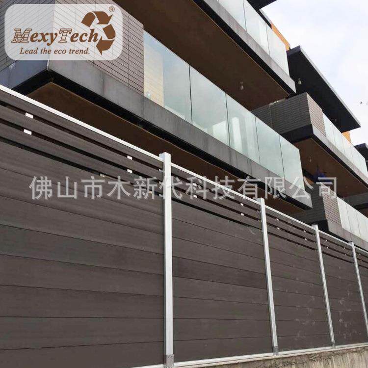 木新代别墅庭院木塑围栏 私家花园高端装饰 防腐木防水围栏