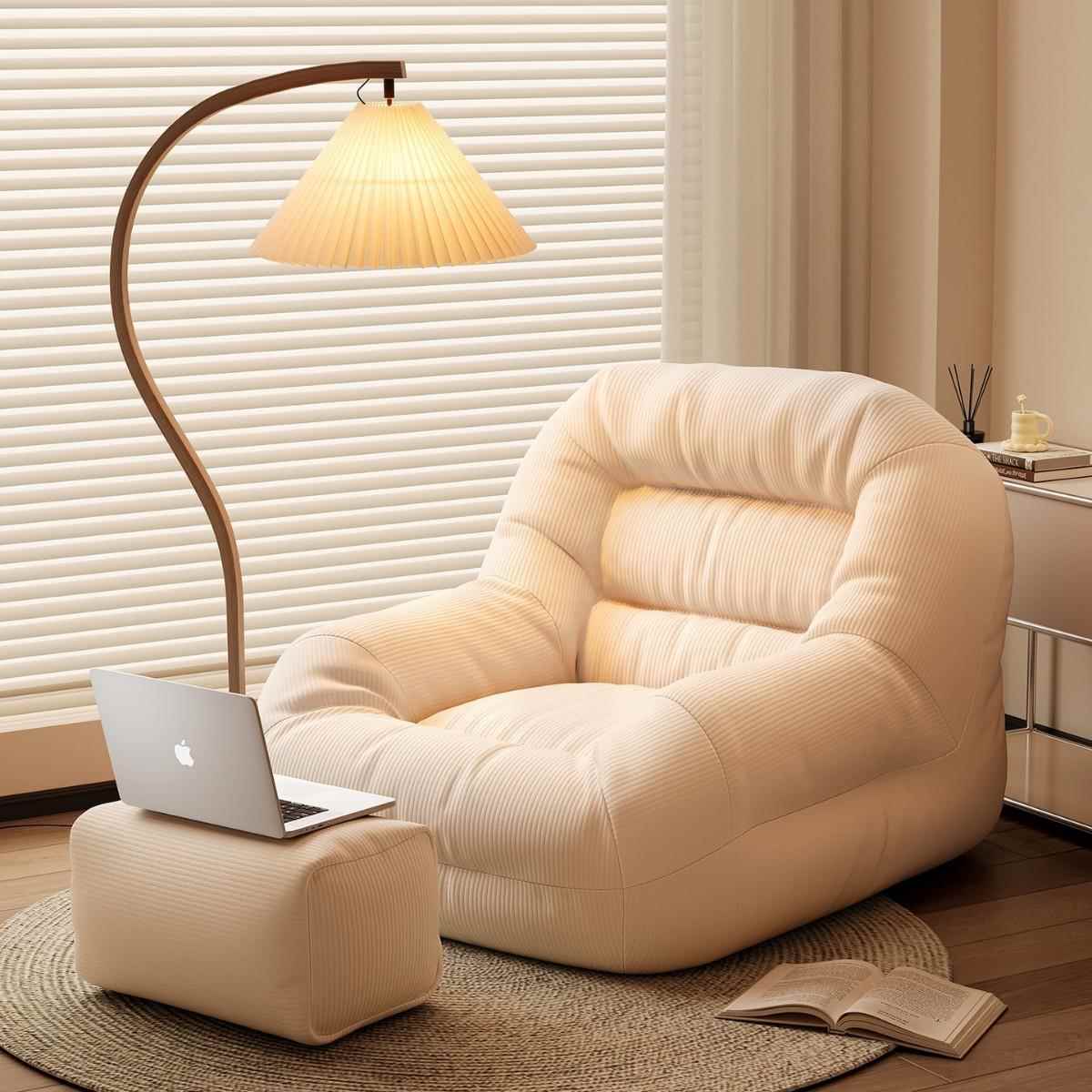 懒人沙发可躺可睡阳台卧室单人窝窝小沙发客厅休闲榻榻米躺椅新款