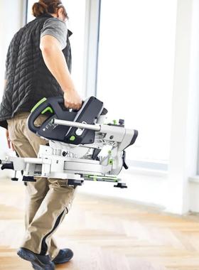 叠德国FESTOL费斯O托锂电斜切切914锯KSC60型材锯铝机轻巧折斜割