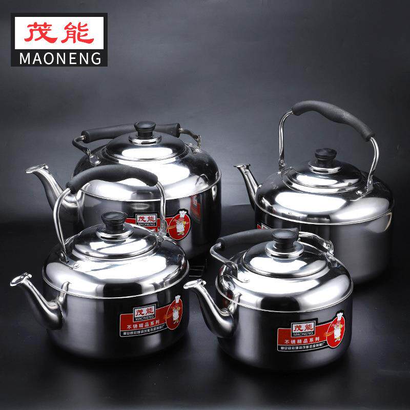 不锈钢鸣音水壶厂家直销跨境出口3L—8L烧水壶家用加厚中宝壶货源