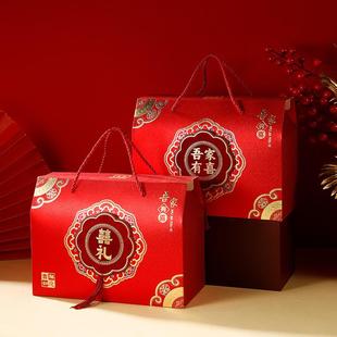 喜糖盒子大号吾家有喜礼盒结婚礼盒空盒子喜糖盒子2026新款喜糖盒