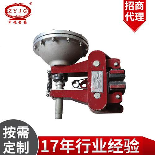 焦作气动盘式钳盘制动器QP12.7-B国标现货气动刹车安全气动抱闸
