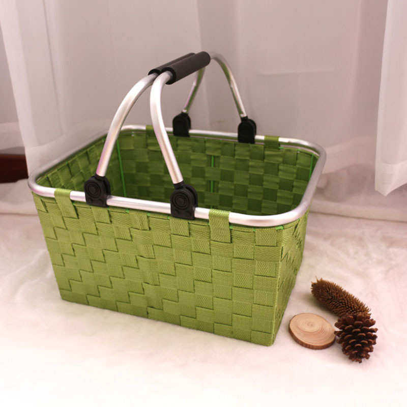 手提购物篮丙纶丝编织收纳筐尼龙车载储物箱超市便利置物篮,收纳整理,其他收纳篮,淘宝优惠券,粉丝福利购,淘宝优惠卷