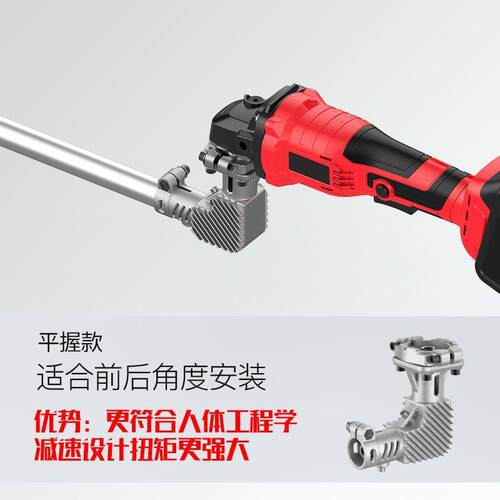 机角磨磨光机改装锂电割功草家用农用机HTH多能除草打草机除草神