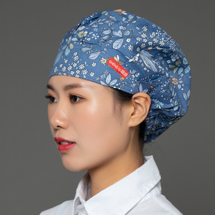 炒菜防油帽女式厨房专用做饭戴的帽子家用烧饭厨师帽防掉头发头套