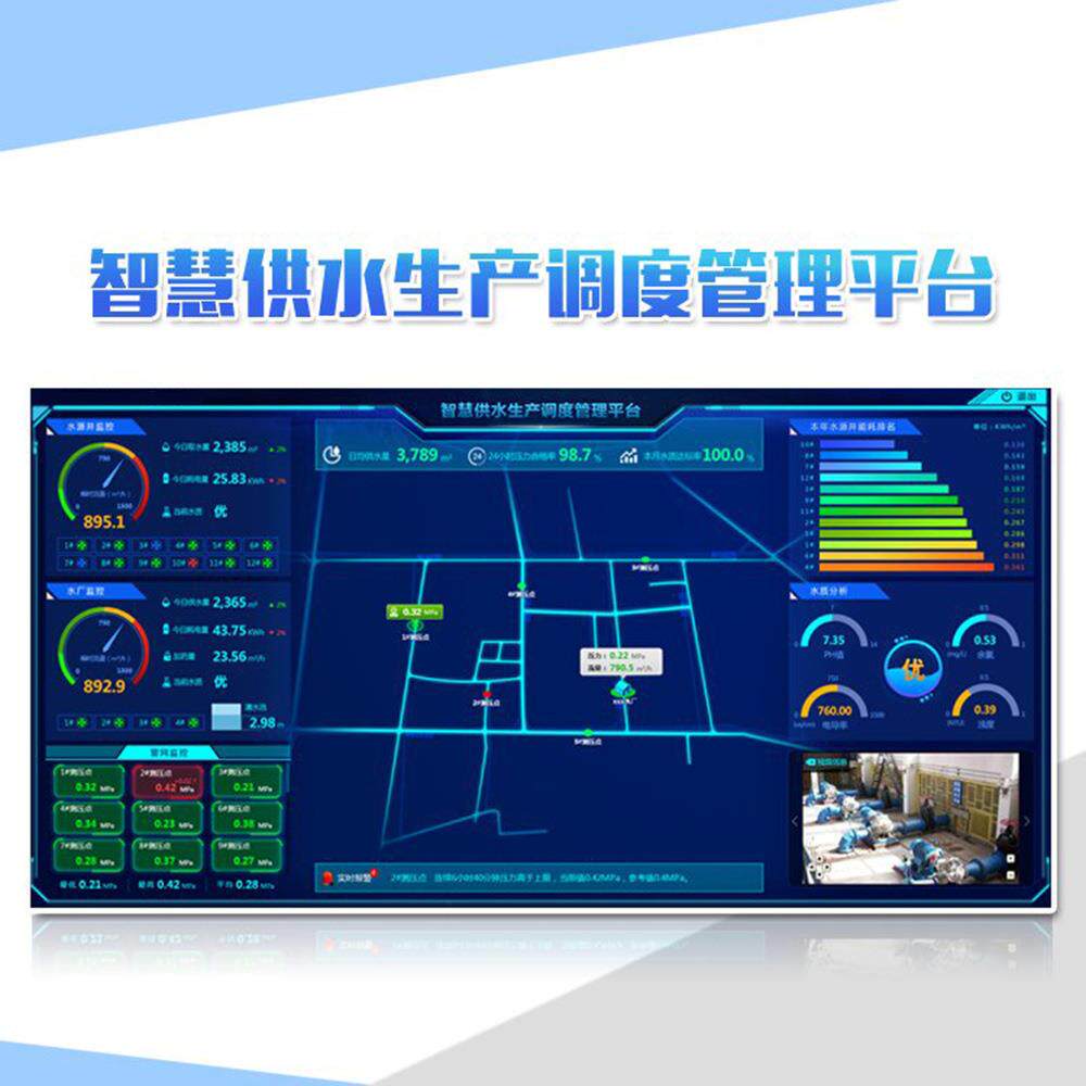 智慧水务管理平台远程智慧调度平台智慧供水一体化系统平台