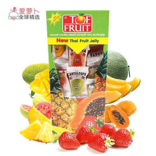 TOF FRUIT水果糖软糖糖果250g