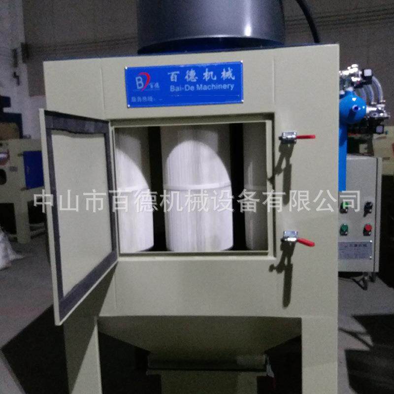 滤芯除尘器移动开放式喷砂机滚筒式提升式环保型自动手动喷砂机
