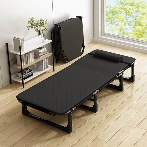 折叠床单人床家用简易午休床办公室成人午睡行军床便携多功能躺椅