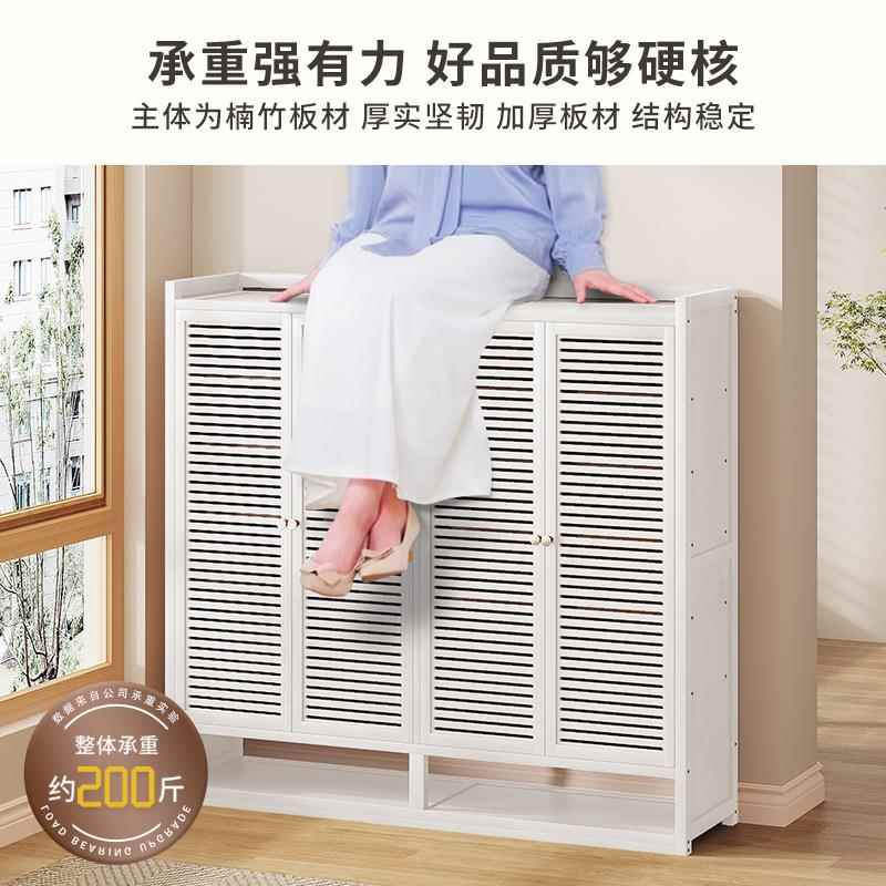 简易鞋柜门口TZW层家多用玄大容收纳关柜子带门防量尘鞋架
