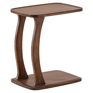 乌金木实木沙发边几角几客厅小茶几C型边桌可移动床边几家用