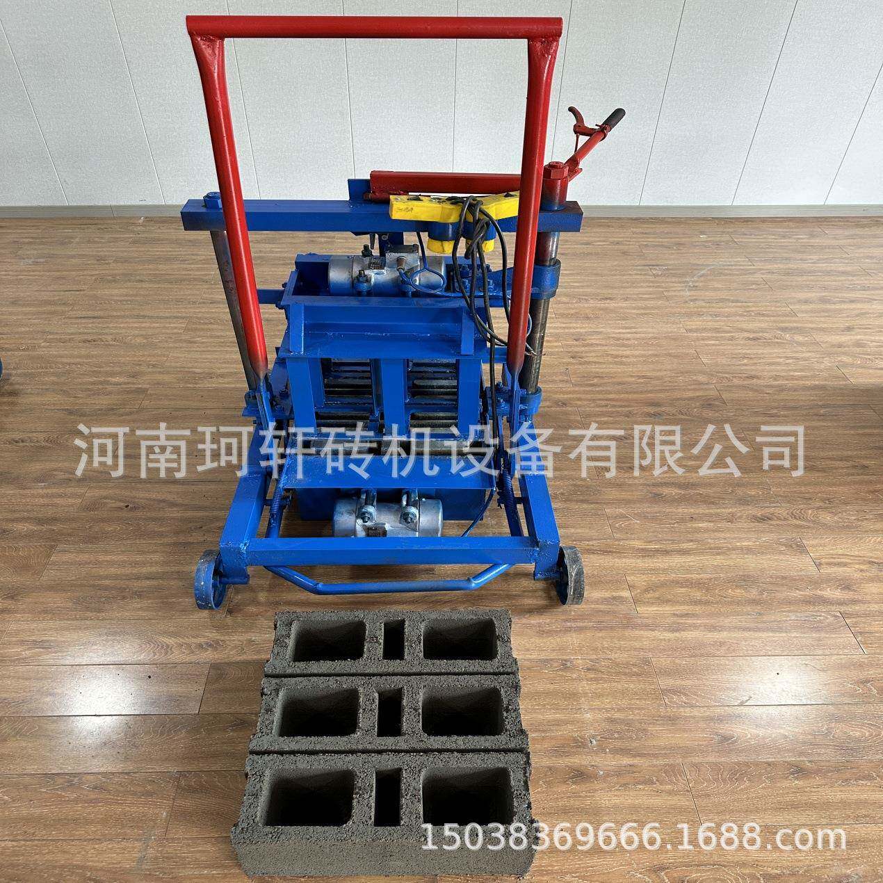 小型混凝土砌块砖机便携式空心水泥制砖机 免烧砖机多功能