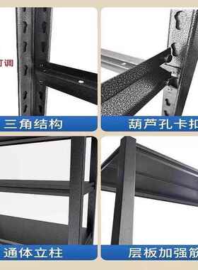 家用货置物架多层落地阳台架收JBr2R87c铁纳架仓储货架阁楼展示仓