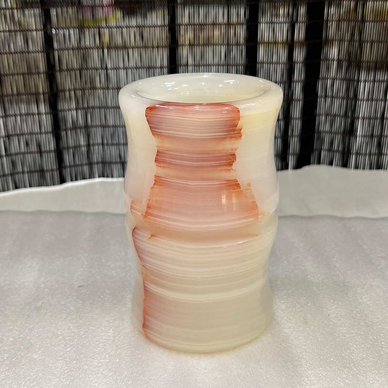 厂家天然阿富汗玉石笔筒节节高升茶具茶筒小花瓶礼品批发玉杯茶具