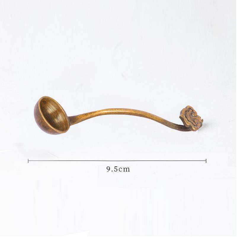 正品御宝阁黄铜水勺水盂笔洗墨水国条砚台砚滴加水文房四宝毛笔字